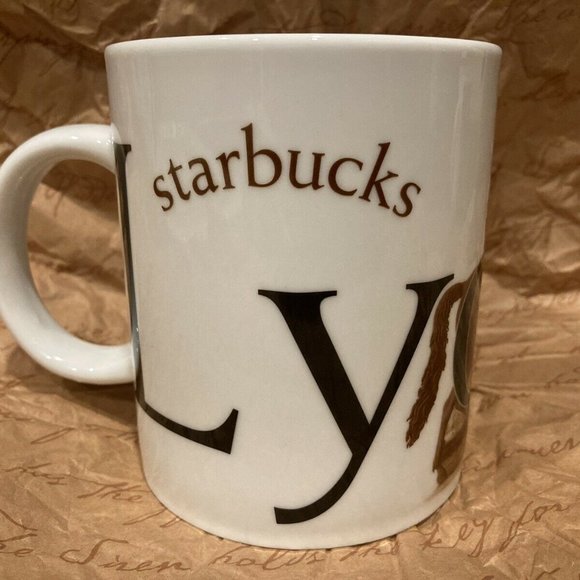 Starbucks Original '94 Collector Series LYON FRANCE Mug Cup VHTF - Picture 2 of 9
